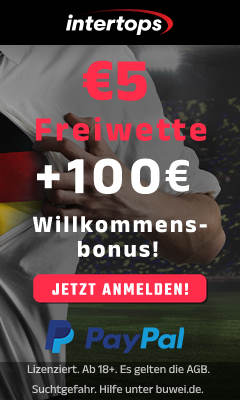 Intertops Neukundenbonus