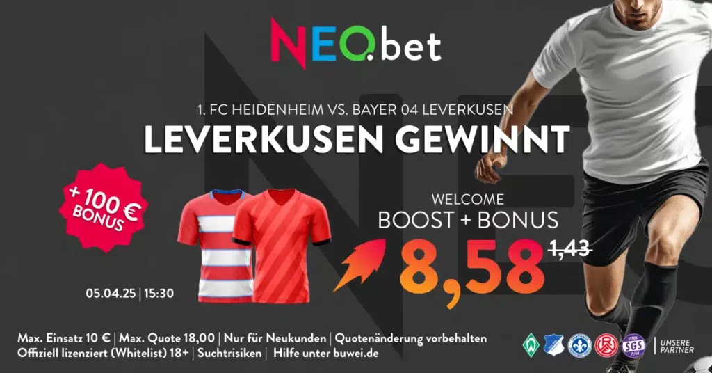 NEO.bet Quotenboost