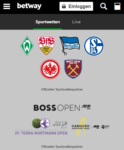 Betway Sport Betway Sponsoring