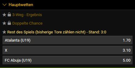 bwin Reststandwette