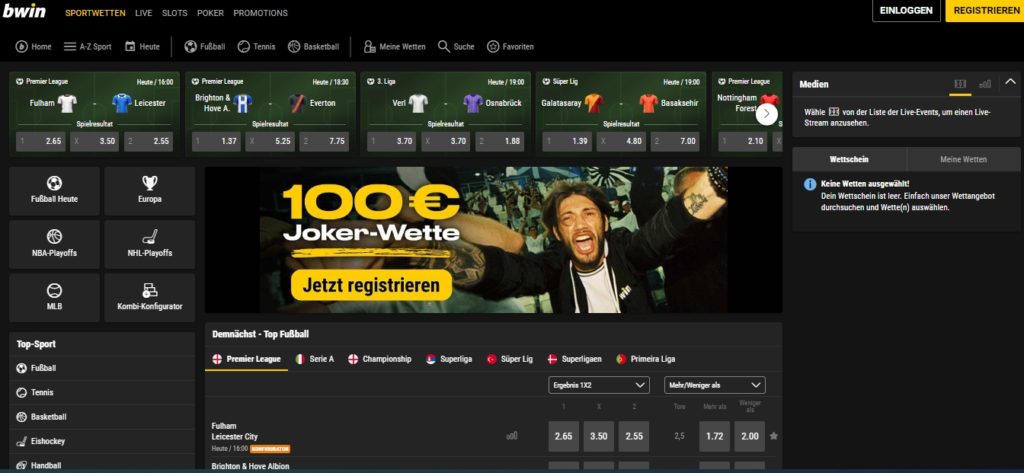 Bwin Webseite Bwin Sportwetten