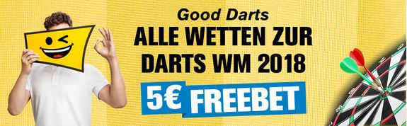 Jetzt bei Interwetten gratis auf den Darts Weltmeister 2018 wetten! Wetten auf den Darts Weltmeister 2018 bei Interwetten