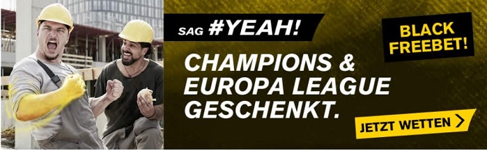 Jetzt bei Interwetten registrieren und gratis auf Top-Ligen wetten! Interwetten Black Freebet Promo
