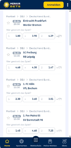 Merkur Bets Bundesliga Wetten Merkur Bets Bundesliga