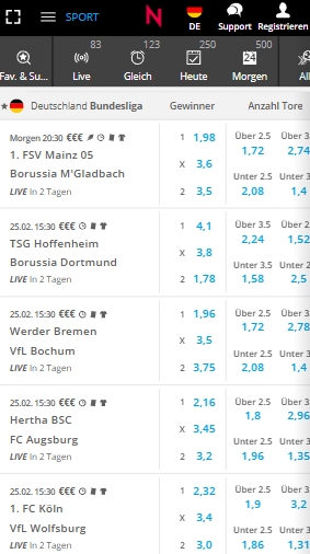 Neobet Bundesliga