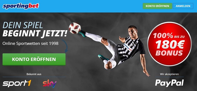 Sportingbet Wettbonus für Neukunden Sportingbet Neukunden Wettbonus