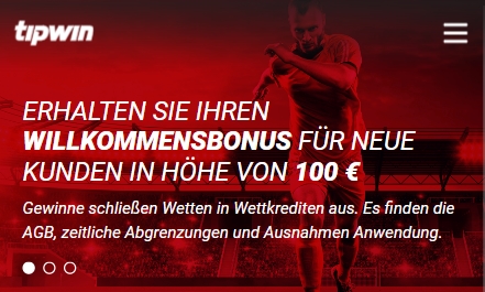 Tipwin Neukundenbonus Tipwin Bonus
