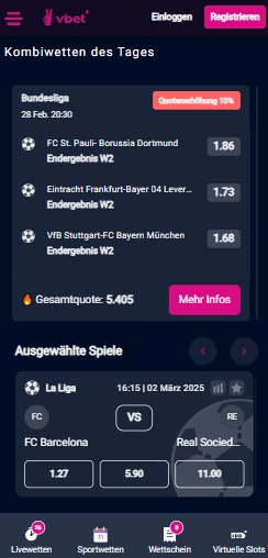 Vbet App Vbet Mobile-Wetten