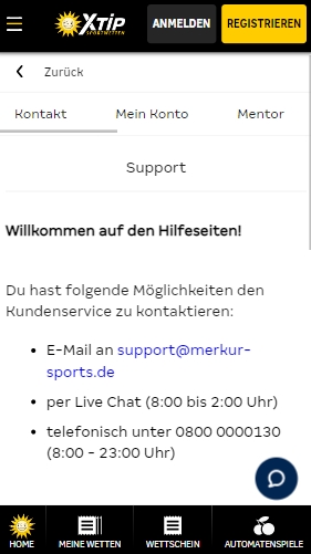 Merkur Sports XTiP