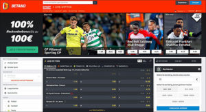 Betano Wetten – Website Design und Navigation