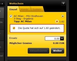Bwin Sportwetten – Wettabgabe und Bedienerfreundlichkeit