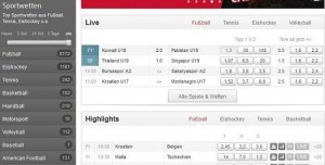 Tipico Wetten – Website Design und Navigation
