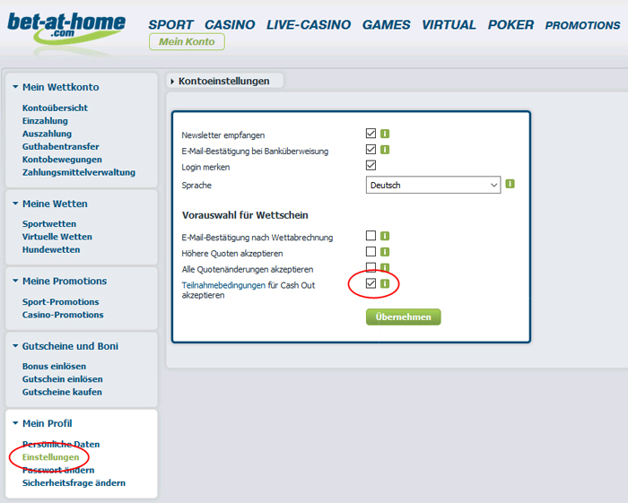 bet-at-home-cash-out-einstellungen-im-wettkonto
