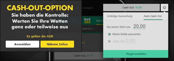 Bet365 Auto-Cash-Out