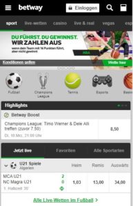 Betway Wettangebot – Test und Erfahrungen 2025