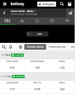 Betway Wettquoten – Testbericht und Vergleich