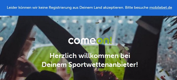 ComeOn Rückzug Deutschland